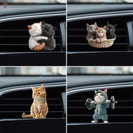 Wishlistforyou Car Air Freshener Diffuser Cat Car Air Outlet Perfume Clips Air Outlet Aroma Diffuser