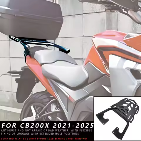 MTKRACING For HONDA CB200X 2021-2025 Motorcycle Accessories Rear Carrier Luggage Rack Tailbox Fixer 