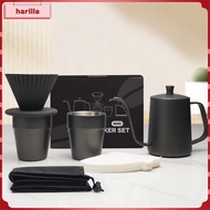 harilla Pour over Coffee Maker Set Hand Drip Coffee Pot for Cafe Home Barista Gift