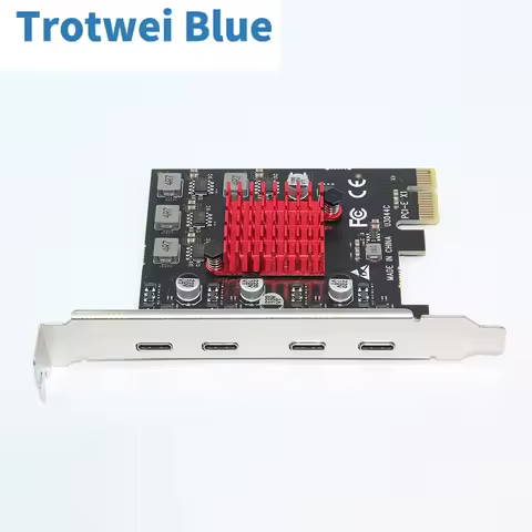 PCIE USB 3.1 GEN2 Type-c Expansion Card,10Gbps PCI Express 3.0 1X to Type C Connector for Windows 10