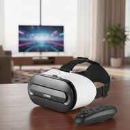 3D VR Headset with Smartphone Controller for Mobile Gaming and Video