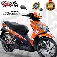Decal Hayate 125 Full Body Stiker Hayate 125 Full Body Striping Hayate 125 HELLO KITTY