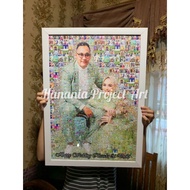 Photo mosaic / A2 frame