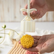 2025 New Style Mooncake Mold 75g Cantonese Style 50g Food Grade Hand-Pressed Household Mooncake Snow