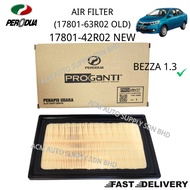 【ACM】PERODUA BEZZA 1.3 2016 YEAR ORIGINAL AIR FILTER 17801-63R02 (OLD) /17801-42R02 (NEW)