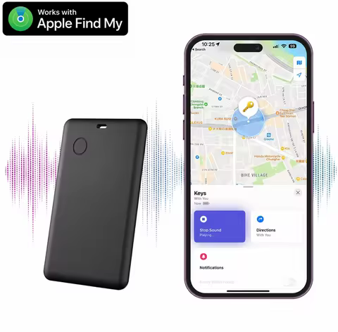 Wallet Tracker Card Tracking Location Gps Locator Smart Tag For Iphone Apple Device Find My GPS Loca