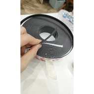 Flexible magnet roll 10 meters long with super sticky 3M tape, 1cm size, 1.5mm thick for cutting and