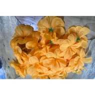 Fabric Frangipani Flowers Size 7 Centimeters Contains 500 Flowers.