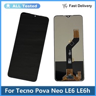 6.82 "สำหรับ Tecno Pova หน้าจอ LCD สำหรับ Neo Tecno Pova LE6 Neo Le6h ชิ้นส่วนอะไหล่แผงหน้าจอสัมผัส
