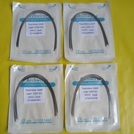 NITI SS RECTA ovoid upper 0.016*0.12, lower 0.016*016, upper 0.016*0.22, lower 0.016*022