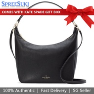 Kate Spade Handbag In Gift Box Leila Shoulder Bag Crossbody Bag Black # KB694