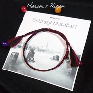 Gelang tangan tali kepang rumbai estetik aesthetic keren lucu unik untuk kapel kapelan couple capel 