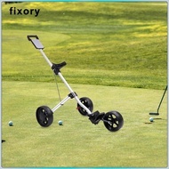 fixory Push Pull Golf Cart Professional Golf Accessories Folding Golf Bag Pull Cart