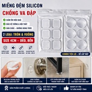 Set of 6 effective anti-collision silicone pads for cabinet doors