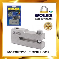 SOLEX GENUINE 9030 HARENED STEEL MOTORCYCLE DISK LOCK