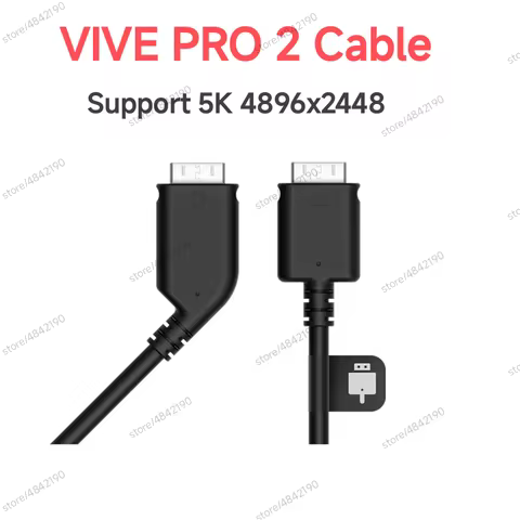 New 5K Headset Cable 2.0 Original For HTC Vive Pro 2 VR Glasses Support 4896x2448 Connect to Steam V