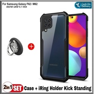 Case Samsung Galaxy M62 F62 Hard Soft Casing Cover + Ring