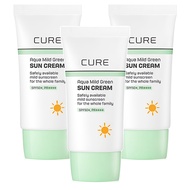 KIM JEONG MOON ALOE CURE Aqua Mild Green Sun Cream SPF50+ PA++++ 40ml x3