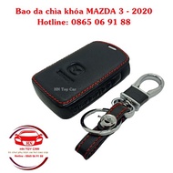 Leather key holster Mazda 3 2020