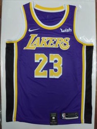 🔥LeBron James Lakers Statement Swingman NBA Jersey (with sponsor patch)🔥#可用消費券