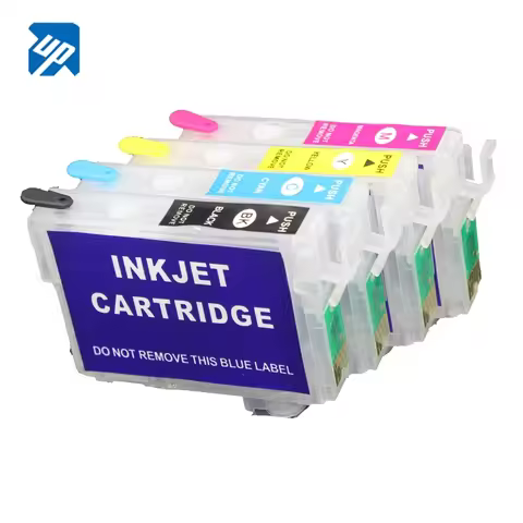 Refillable Ink Cartridges for Epson TX600FW TX550W X610 CX5600 CX5900 T13 TX121 C79 C90 C92 C110 CX3