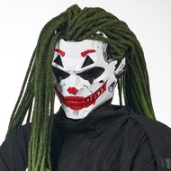 JOKER หน้ากาก Cyberpunk หน้ากาก Clown Braids 2D คอสเพลย์เรซิ่นที่กําหนดเองผลิตภัณฑ์ฮาโลวีนอะนิเมะบทบ