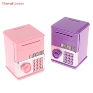 [Thevatipoem] Kids Money Bank Password Piggy Bank Mini ATM Cash Coin Money Box For Kids Birthday Toy