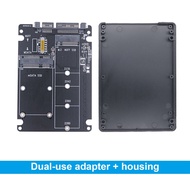 M.2 NGFF MSATA SSD to SATA 3.0 Adapter Card 2 in 1 Converter Card M.2 SSD Adapter Card External Hard