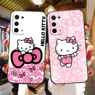 Cartoon Hello Kitty Cat Soft Black Silicon TPU Cell Phone Case For OPPO A96 RENO 10 8 7 6 5 4 6.6 X T Z F21 X2 Find X3 Pro Plus Zoom Lite 5G