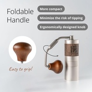 1Zpresso Q Manual Coffee Grinder, Mini Slim Travel Sized Fits in the plunger, Stainless Steel Conica