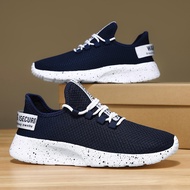 [39-47] lightweight Men Sneaker Flyknit Causal shoes for men 46/47