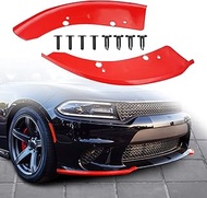 JDMON Front Bumper Lip Splitter Protector Compatible with Dodge Charger Hellcat/SRT 392 / Pack/RT Pa