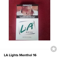 Rokok LA Lights menthol 16