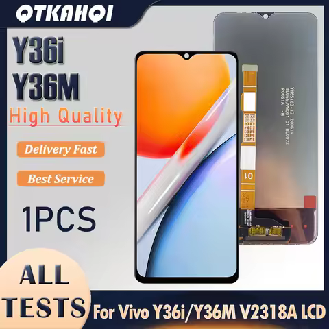 6.56 inch High Quality LCD For VIVO Y36i LCD V2318A Display Touch Screen Digitizer Assembly For VIVO