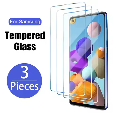 3Pcs Tempered Glass For Samsung Galaxy A06 A17 A73 A72 A71 A70 A25 A24 A22 A20 M52 M51 M32 M31S M30S