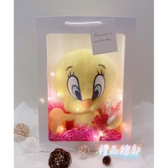 [Gift Headquarters]| Tridy Gift Bag Doll Dried Flower Bird Bunny Pug Silly Cat Canary