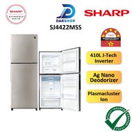 Sharp Refrigerator 2 Door Inverter 440L Fridge With Ionizer Peti Sejuk Peti Ais 2 Pintu Inverter Murah 冰箱 SJ4422MSS
