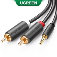 Ugreen RCA Cable 3.5mm to 2RCA Audio Stereo Auxiliary Adapter 3.5mm Splitter Cable AUX RCA Cable for Smartphones Speakers Tablet HDTV MP3