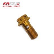 KAMUI Single Brake Hose Screw Gold (M10 x 1.0mm)