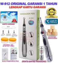 GARANSI 1TAHUN - W-912 ORIGINAL AKUPUNTUR PEN LASER PENA PIJAT TERAPI REFLEKSI ELEKTRIK MASSAGE PEN