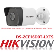Hikvision DS-2CE16D0T-LXTS Hikvision 2MP Smart Hybrid Light 2-way Audio & Siren Mini Bullet Camera