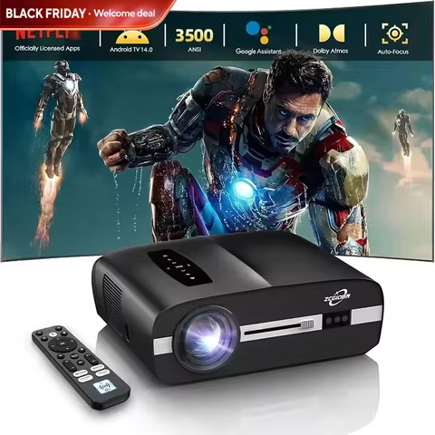 projector Portable 4K UHD HDR10 Home cinema Movie Google TV certified Gaming Outdoor MEMC Dust proof