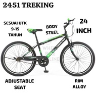 95% SIAP PASANG BASIKAL SIZE 24 INCH / BASIKAL SINGLE SPEED / 24”INCH BASIKAL/SINGLE SPEED BICYCLE / BASIKAL BUDAK/2451