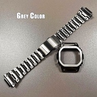 Mod Kit for Casio G-SHOCK Stainless Steel Case Frame Metal Strap and Bezel Replacements for DW5600 DW5610 GWM5610