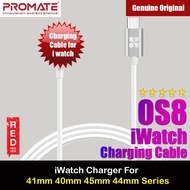 Promate AuraCord-C USB-C Charging Certified Cable for iWatch 41mm 40mm 45mm 49mm 44mm Series 1 2 3 4