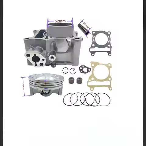 Motorcycle 62mm Big Bore Cylinder Kit Motor for Honda PCX150 PCX160 Vario Click ADV Stylo 160 WW150 