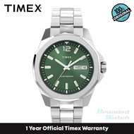 [Official Warranty] Timex TMTW2W13900UJ Men's Essex Ave Stainless Steel Strap Watch