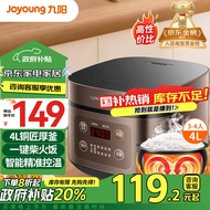 九阳（Joyoung）30分钟快煮饭大火力柴火饭4升家庭容量3~4人电饭煲电饭锅多功能焖煮方煲F-40FZ815【政府补贴】