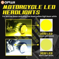 <AZs>1piece Super Bright Motorcycle Headlight LED Bulb 8000LM H4 Projector H6/BA20D T19/P15D Fog Lam