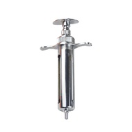 ST-🚤/Customized-Veterinary Metal Syringe Stainless Steel Syringe Manual Adjustable Injection Needle Pig Cattle Sheep Syr